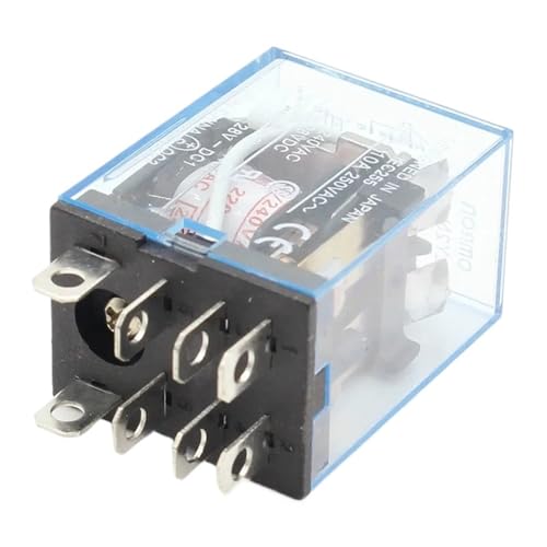 1 stücke LY2NJ AC 220 V Spule 10A 240 V Leistungsrelais DPDT Led-lampe von FCYVYTKXH