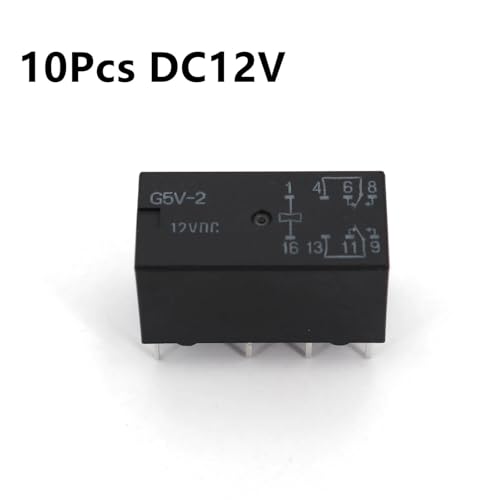 10 Stücke G5V-2 DC5V/12V/24V DPDT 8-Pin PCB Mount Mini Signal Relais(10Pcs DC12V) von FCYVYTKXH