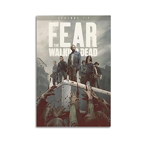 FCYYDS Fear The Walking Dead Poster Leinwand Poster Wandkunstdruck Ästhetische Raumdekoration Home Office Dekoration 20 x 30 cm ohne Rahmen von FCYYDS