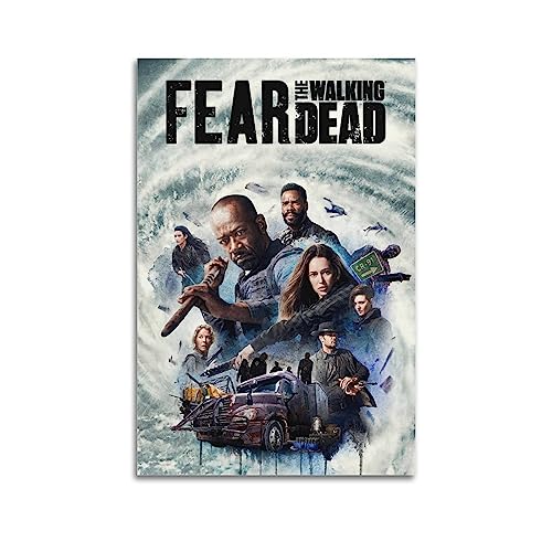 FCYYDS Fear The Walking Dead Poster Leinwand Poster Wandkunstdruck Ästhetische Raumdekoration Home Office Dekoration 20 x 30 cm ohne Rahmen von FCYYDS