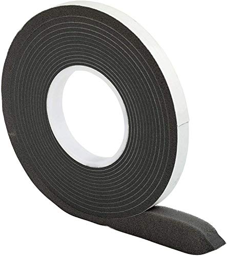 FD-Workstuff Komprimierband 10/4 │ anthrazit │ 1 Stück │ 8 m lang │ Rollenbreite: 10 mm, Fugenbreite: 4-14 mm │ Fugendichtband │ Quellband von FD-Workstuff
