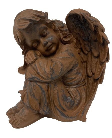 Dekofigur Engel-Mädchen Rostoptik 35 x 23 x 31 cm Dekofigur Engel-Mädchen Rostoptik 35 x 23 x 31 cm von FD