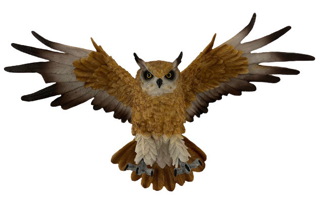 Dekofigur Eule fliegend 25 x 50 x 14 cm von FD