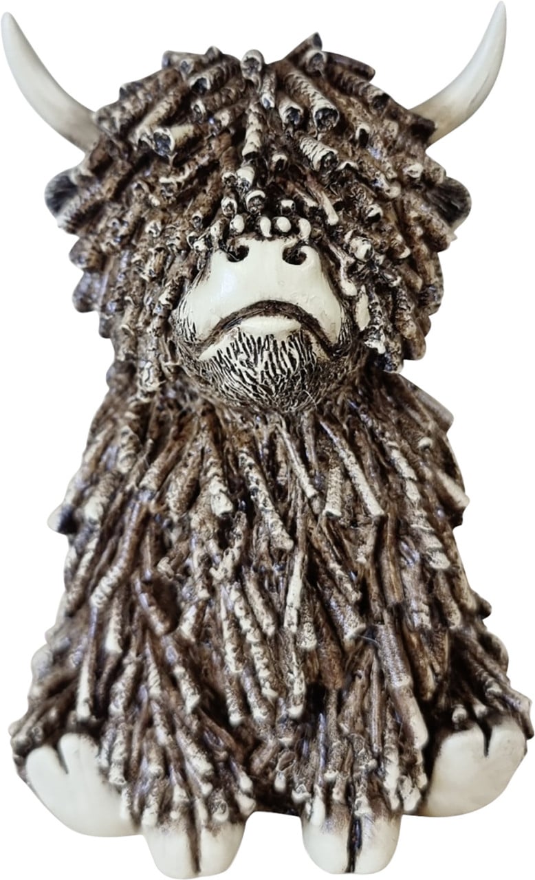 Dekofigur Hochlandrind sitzend 15 cm braun Dekofigur Hochlandrind sitzend 15 cm braun von FD