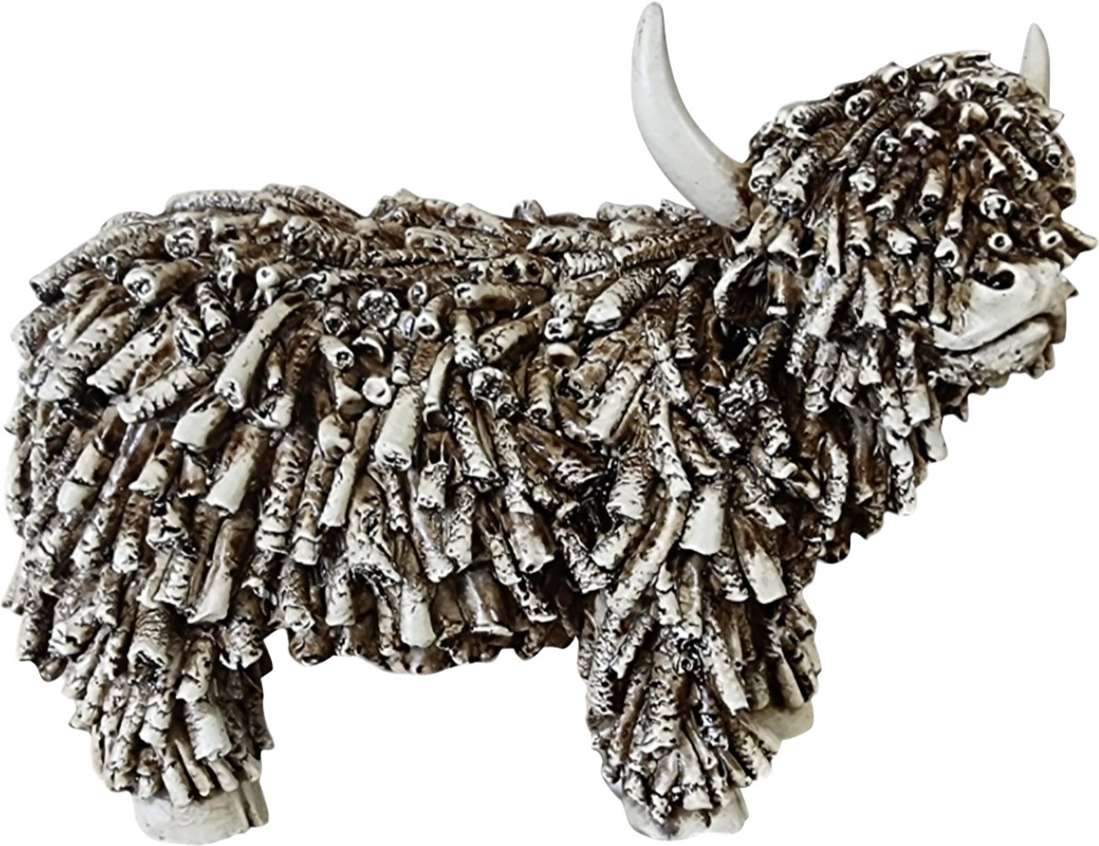 Dekofigur Hochlandrind stehend 18 cm braun Dekofigur Hochlandrind stehend 18 cm braun von FD