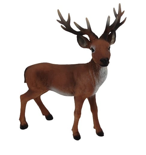 Dekofigur Rehbock 59 x 22 x 45 cm von FD