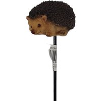 Figur Igel-Stecker, 12fach sort. Polyresin 16 x 4,5 x 7 cm braun von FD