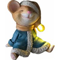 Figur Lebkuchenmaus blau 12 x 9,5 x 10 cm braun Weihnachtsfigur Figur Lebkuchenmaus blau 12 x 9,5 x 10 cm braun Weihnachtsfigur von FD