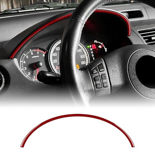FDAIUN Kohlefaser Auto Armaturenbrett tacho-Rahmen Aufkleber Tachometer Dekorative Innenbereich für Suzuki Swift ZC31S/ZC32S 2005 2006 2007 2008 2009 2010 Zubehör,Geschenk von FDAIUN