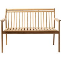 FDB Møbler - M12 Gartenbank 64,5 x 119,7 cm, Teak von FDB Møbler