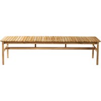 FDB Møbler - M10 Gartenbank 50 x 185,5 cm, Teak von FDB Møbler