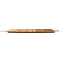 FDB Møbler - M4 Erweiterung für Gartentisch M2 / M3 large 90 x 185 cm, Teak von FDB Møbler