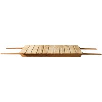 FDB Møbler - M4 Erweiterung für Gartentisch M2 / M3 small 90 x 84 cm, Teak von FDB Møbler