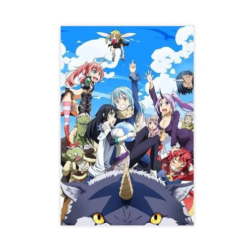 FDBEKPJY Anime-Filmposter "That Time I Got Reincarnated As A Slime", 40 x 60 cm, 13 Stück von FDBEKPJY