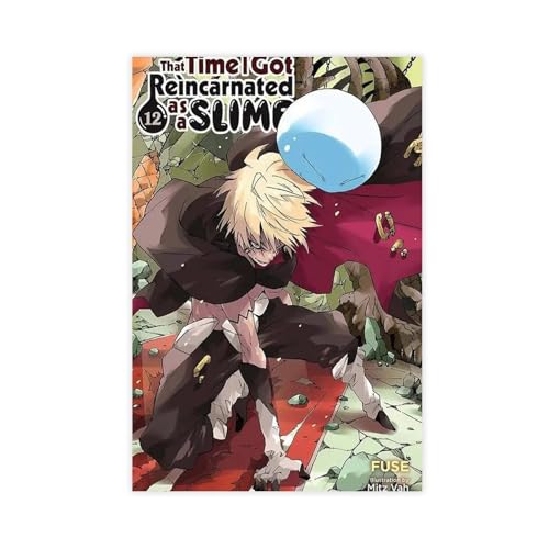 FDBEKPJY Anime-Filmposter "That Time I Got Reincarnated As A Slime", 60 x 90 cm, 3 Stück von FDBEKPJY