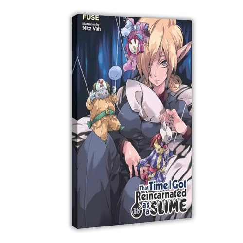 FDBEKPJY Anime-Filmposter "That Time I Got Reincarnated As A Slime", 60 x 90 cm, 48 Stück von FDBEKPJY