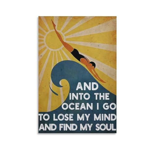 FDBEKPJY Vintage-Poster mit Schwimm-Motiv, Leinwand-Poster, Dekoration, Gemälde für Wohnzimmer, Schlafzimmer, Dekoration, 20 x 30 cm FDBEKPJY Vintage-Poster mit Schwimm-Motiv, Leinwand-Poster, Dekoration, Gemälde für Wohnzimmer, Schlafzimmer, Dekoration, 20 x 30 cm von FDBEKPJY