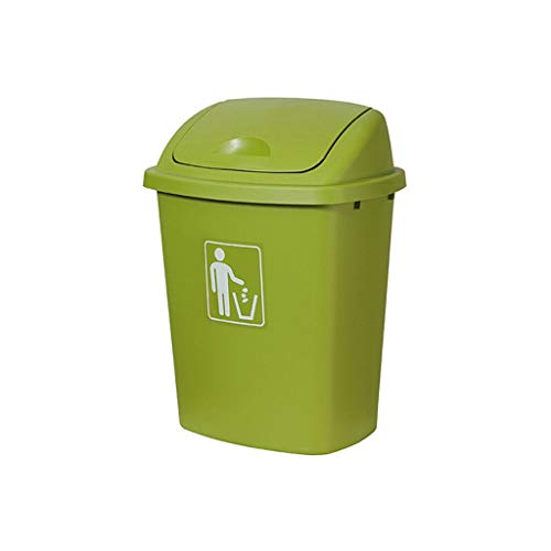 FDCHZQ Indoor-Mülleimer, Kunststoff-Mülleimer, 65 l, großes Fassungsvermögen, für den Außenbereich, überdachte Küche, Haushalt, Klassenzimmer, Mülleimer, Mülleimer von FDCHZQ