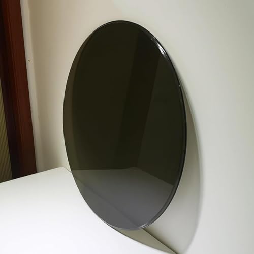 FDCQwyntyrz Runde Tischplatte aus gehärtetem Glass – runde Glasplatte mit perfektem Kreis, Ersatzteile for Möbel aus Flachglas, for Esstisch, Couchtisch, Büroschreibtisch(48CM(18.8IN)) von FDCQwyntyrz
