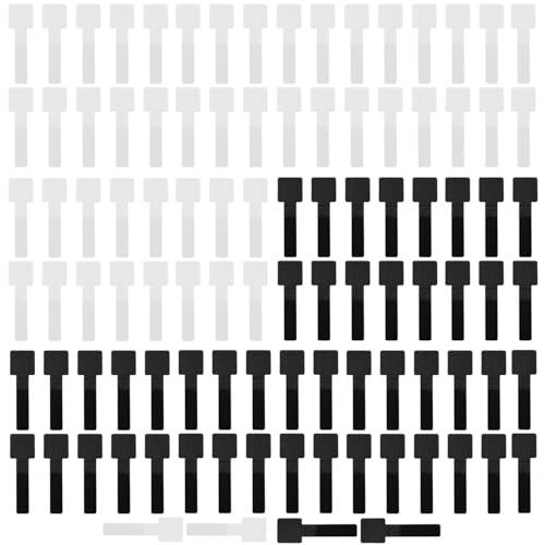 FDDU 100 Stück Klebehaken Katzennetz, Katzennetz Befestigung Klebehaken, Fixierung für Balkonnetz für Katzen, Starke 3M Klebeunterlage, für Haustierbesitzer Und Liebhaber Der Heimaufbewahrung von FDDU