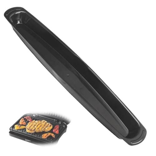 FDEWHAXIRN 1pc/2pcs Grill Drip Tray Compatible with Most BBQ Grills - Black Non-Stick Grease Catcher Pan, Reusable Oil Drip Tray for Outdoor Barbecue, Replacement Grill Accessories von FDEWHAXIRN