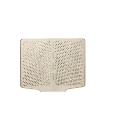 Silikon-Abtropfmatte – hitzebeständiges, rutschfestes Küchentheken-Pad, dicker Schneidebrett-Stabilisator, schnell trocknende Matte für Spüle, Tischplatte, Kühlschranktablett (große & kleine Größen) von FDEWHAXIRN