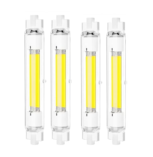 FDHVCB R7s Led 118mm Dimmbar Lampen, 30W LED R7S Leuchtmittel Ersatz für 300W R7S Halogenlampen, R7S LED Birne Kaltweiß 6000K, 3000LM kein Flackern, 360° Strahlbeleuchtung, 4PCS von FDHVCB