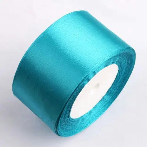 25 Yards/Rolle Satinbänder für Partys, dekorative Geschenkbox-Verpackungen, 6 mm, 1 cm, 1,5 cm, 2 cm, 2,5 cm, 4 cm, 5 cm – Pfauenblau – Durchmesser 50 mm 25 Yards/Rolle Satinbänder für Partys, dekorative Geschenkbox-Verpackungen, 6 mm, 1 cm, 1,5 cm, 2 cm, 2,5 cm, 4 cm, 5 cm – Pfauenblau – Durchmesser 50 mm von FDIMALTOR