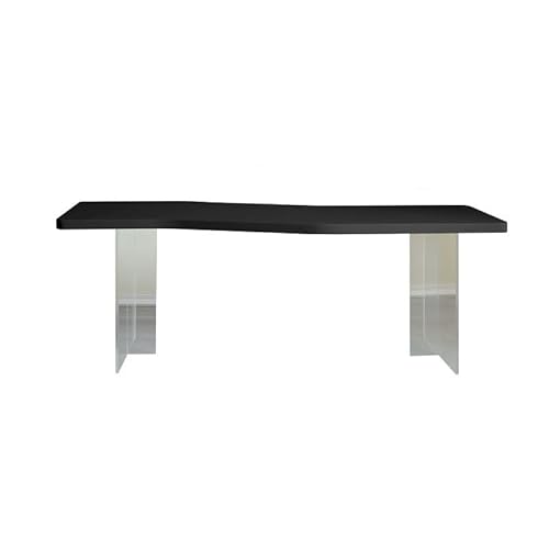 Computertisch Schreibtisch Acryl Schreibtisch Massivholz Einfach Modern Schwarz Rechteck Werkstatt Schreibtisch B 180 x 80 x 75 H 160 x 80 x 75 cm von FDINUDIGUHTTYYYY