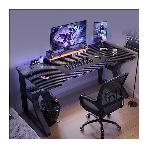 PC Schreibtisch Schreibtisch Home Schreibtisch Schlafzimmer Studenten Schreibtisch Büro Schreibtisch Gaming Tisch Home Office Schreibtisch (Color : E, Size : 120cm) (Messing von FDINUDIGUHTTYYYY