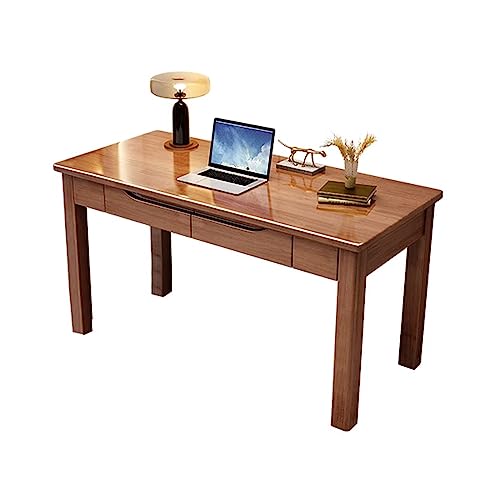 Schreibtisch Neue Chinesische Massivholz Schreibtische Home Desktop Computer Schreibtisch Studie Studenten Studiertisch Einfache Schreibtisch Werkbank Home Office Schreibtisch (Color : Gold, Size : von FDINUDIGUHTTYYYY