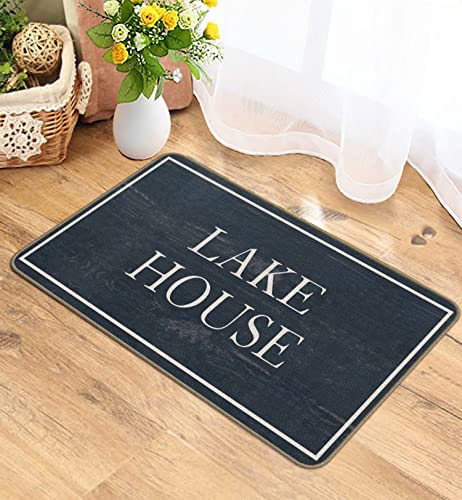 Eingangsteppich, Lake House Neues Haus Lake Paddle Fußmatte Waschbar Fußabtreter Rutschfester Türmatte Für Außen Badezimmer Küche 40X60Cm von FDJKNEJ