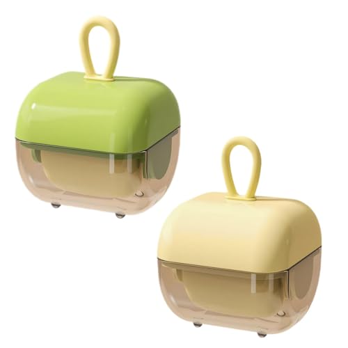 2 Stück Fusselrolle Wiederverwendbar,Awaschbarer Haarentferner Wiederverwendbare,Reusable Lint Roller für Tierhaare,Fusselroller Abwaschbar für Kleidung und Möbel,Ideal für Zu Hause und Unterwegs von FDJZXW