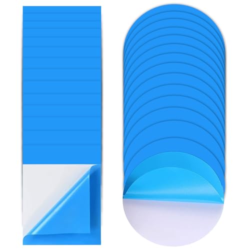 FDJZXW 30 Stück Pool Reparaturset Unterwasser,Poolflicken Selbstklebend Unterwasser,PVC Selbstklebende Reparaturflicken,Passend für Wasserbett,Aufblassofa,Schwimmbecken (Eckig+rund) von FDJZXW