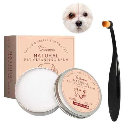 FDJZXW Augenreiniger für Hunde Tränenflecken Beim Hund Entfernen Tränenfleckenentferner-Balsam für Haustiere Augensalbe Katze 30g Sanfte Reinigung Schützen Sie Ihre Augen und 1 Tränenpinsel FDJZXW Augenreiniger für Hunde Tränenflecken Beim Hund Entfernen Tränenfleckenentferner-Balsam für Haustiere Augensalbe Katze 30g Sanfte Reinigung Schützen Sie Ihre Augen und 1 Tränenpinsel von FDJZXW