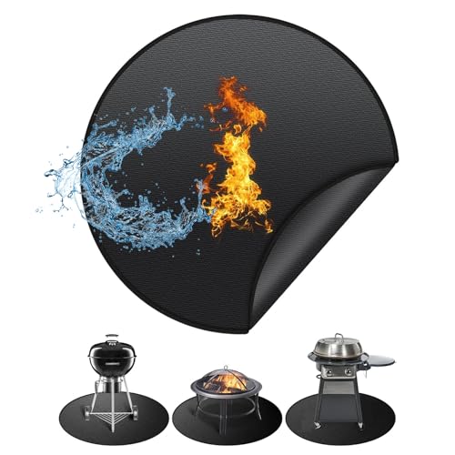 Feuerfeste Unterlage Kaffeemaschine,Feuerfeste Unterlage,Hitzeschutzmatte.Hitzebeständige Unterlage Feuerschutzmatte Geeignet für Küche,Rasen und Außengrill,Hitzebeständig bis 800-1000°C(28 X 28 cm) von FDJZXW