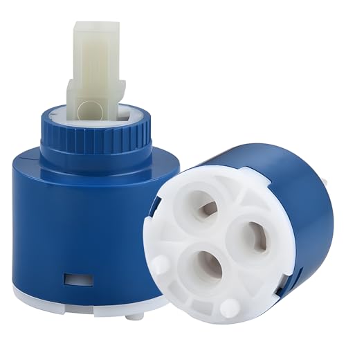 Kartusche Wasserhahn, 35mm Keramik Ersatzkartusche Wasserhahn, Kartusche Kompatibel Mit Blanco, KeramikKartusche für Mischbatterie, Waschtischarmatur und Duscharmatur, Passend für Blanco Linus von FDJZXW