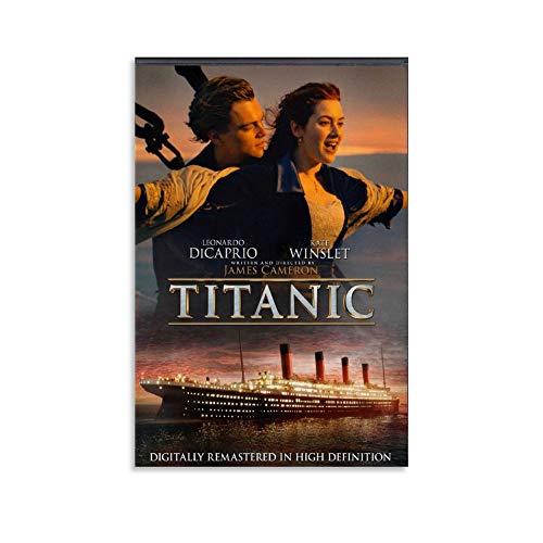 FDKJ Titanic Filmposter, dekoratives Gemälde, Leinwand, Wandkunst, Wohnzimmer, Poster, Schlafzimmer, Malerei, 20 x 30 cm von FDKJ