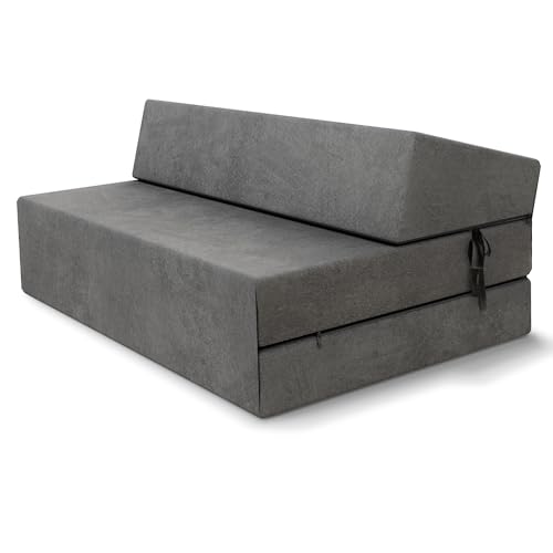 FDM Klappmatratze Suzi Maxi 120x200 cm Kaltschaum Gästematratze Höhe 14 cm Härtegrad H3 Öko-Tex Allergikergeeignet Bezug Trinity Waschbar Graphit FDM Klappmatratze Suzi Maxi 120x200 cm Kaltschaum Gästematratze Höhe 14 cm Härtegrad H3 Öko-Tex Allergikergeeignet Bezug Trinity Waschbar Graphit von FDM