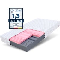 FDM - Matratze 140x200 Kaltschaum select Visco Schaum Polyurethanschaum H3/H4 14 cm jersey von FDM