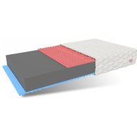 FDM - Matratze 140x200 Kaltschaum viterbo 7 Zonen H3 14 cm Visco profilierter Schaum jersey von FDM