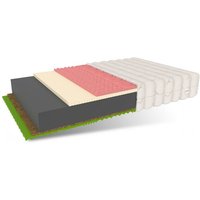 FDM - Matratze 80x200 Kaltschaummatratze 7 Zonen relax H3 H4 22 cm Latex Visco Kokos hr Schaum bamboo von FDM