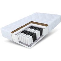 Matratze 80x200 cm Taschenfederkern H3 und H4 24 cm natural max 7 Zonen Kokos Matratze 80x200 cm Taschenfederkern H3 und H4 24 cm natural max 7 Zonen Kokos von FDM
