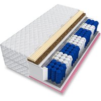 Matratze 80x200 live max 27cm 7 Zonen exclusive Taschenfederkern latex visco H3 von FDM