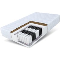 Matratze 90x200 Taschenfederkern H3 und H4 home max 7 Zonen Kokos Bett Matratze von FDM