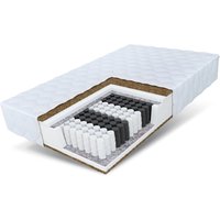 Matratze 90x200 Taschenfederkern Kokos Kaltschaum 7 Zonen H4 atlas Höhe 18 cm von FDM