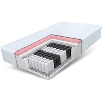 FDM - Matratze 90x200 Taschenfederkern Visco Memory 7 Zonen 24 cm memory Bett H2 H3 von FDM
