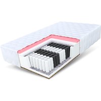 Matratze 90x200 Taschenfederkern Visco Memory Kokos 7 Zonen kari max 27cm H3 H4 Bett von FDM