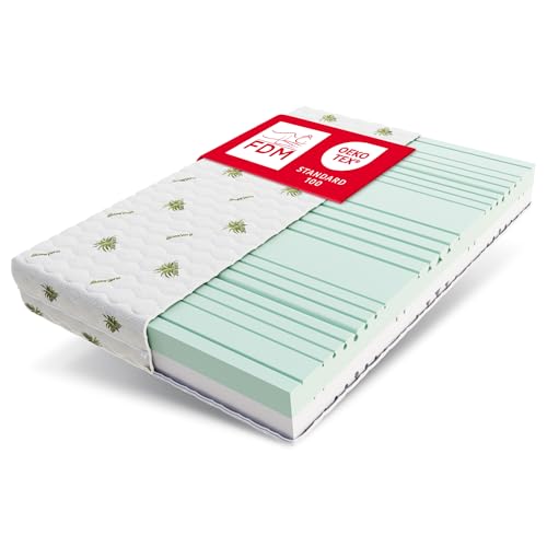 FDM Matratze Balance Aloe Vera 80x200 cm 7 Zonen Härtegrad H3 H4 Höhe 21 cm Schaumstoffmatratze Hochelastischer HR Komfortschaum Zweiseitig Bezug Abnehmbar Waschbar FDM Matratze Balance Aloe Vera 80x200 cm 7 Zonen Härtegrad H3 H4 Höhe 21 cm Schaumstoffmatratze Hochelastischer HR Komfortschaum Zweiseitig Bezug Abnehmbar Waschbar von FDM