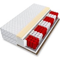 FDM - Matratze forgia 9 Zonen 180 x 200 latex Kokos H3 H4 Taschenfederkern 19cm neu von FDM